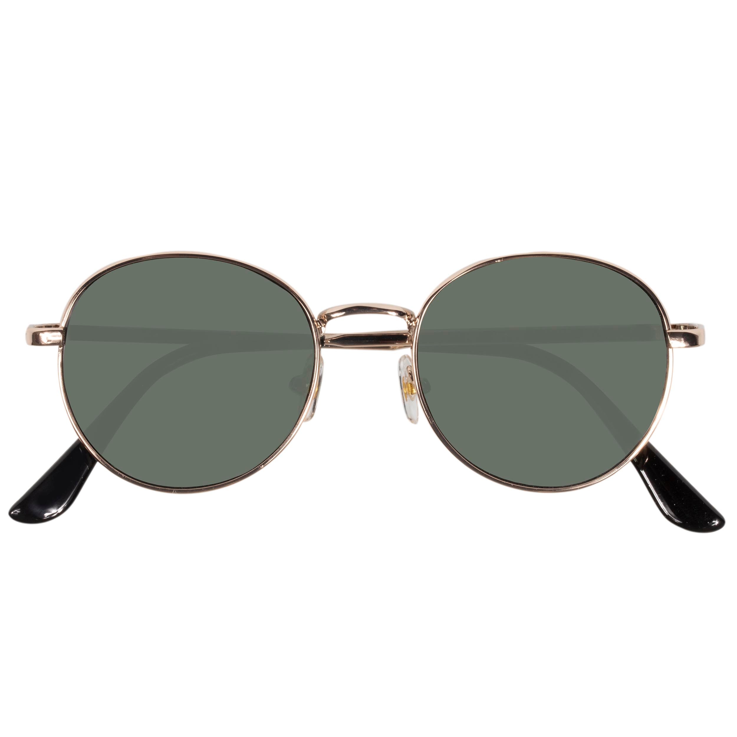 Lunettes de soleil forme ronde, 10 à 12 ans, branches métal, verres polycarbonates catégorie 3, ISOTONER