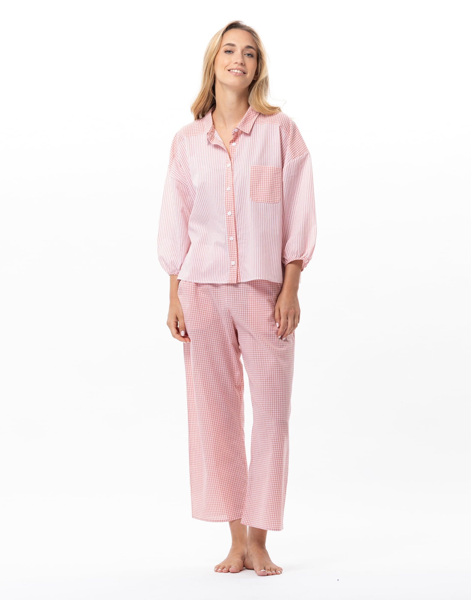 Pyjama boutonné en coton PATIO 206, LE CHAT