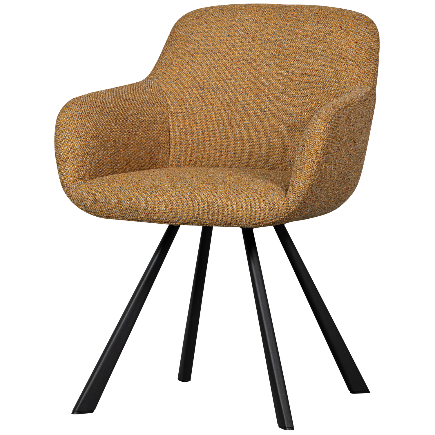 Chaise de table en tissu JUNO, WOOOD