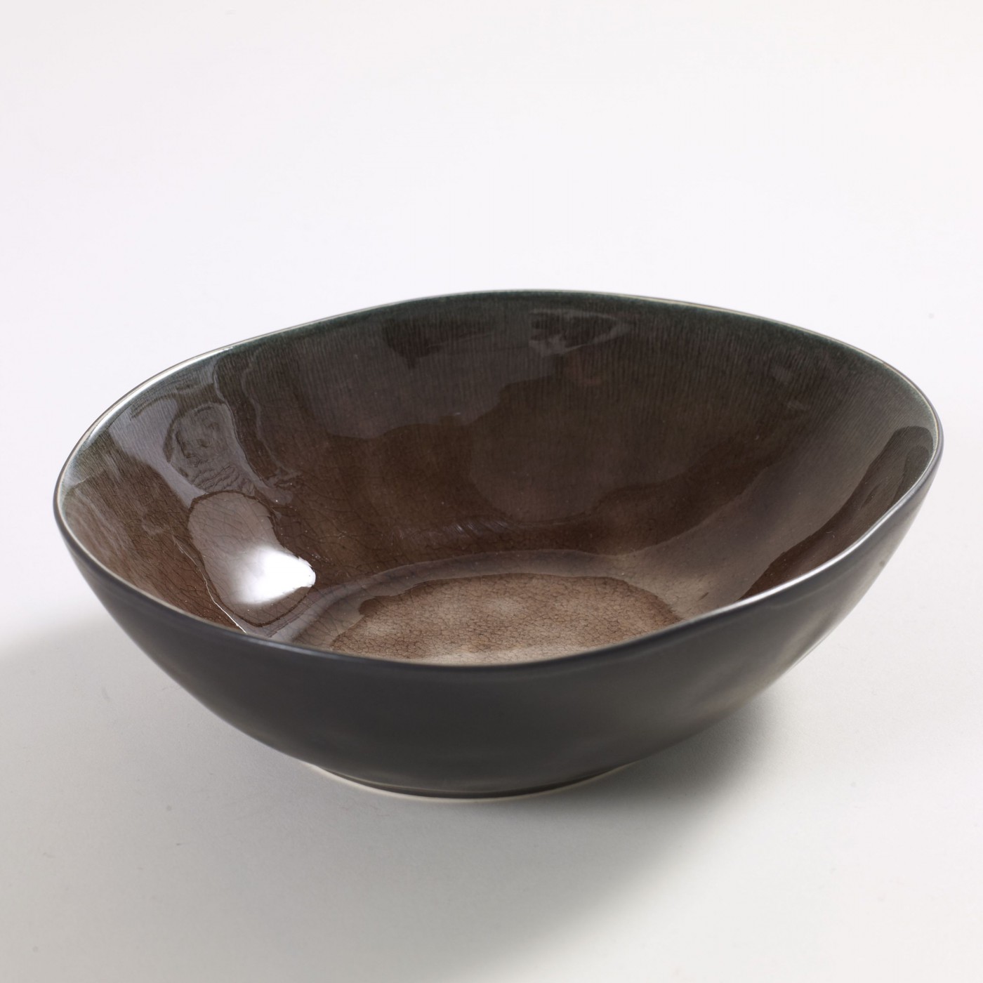 Bol Ovale Pure Céramique Medium L 20 x 17 x H 5 cm, SERAX