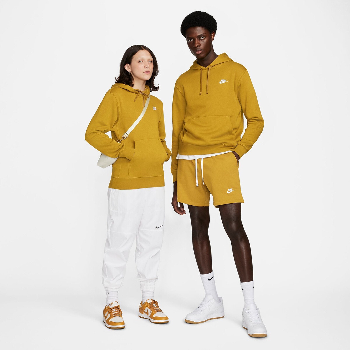 Pull a capuche nike jaune hot sale