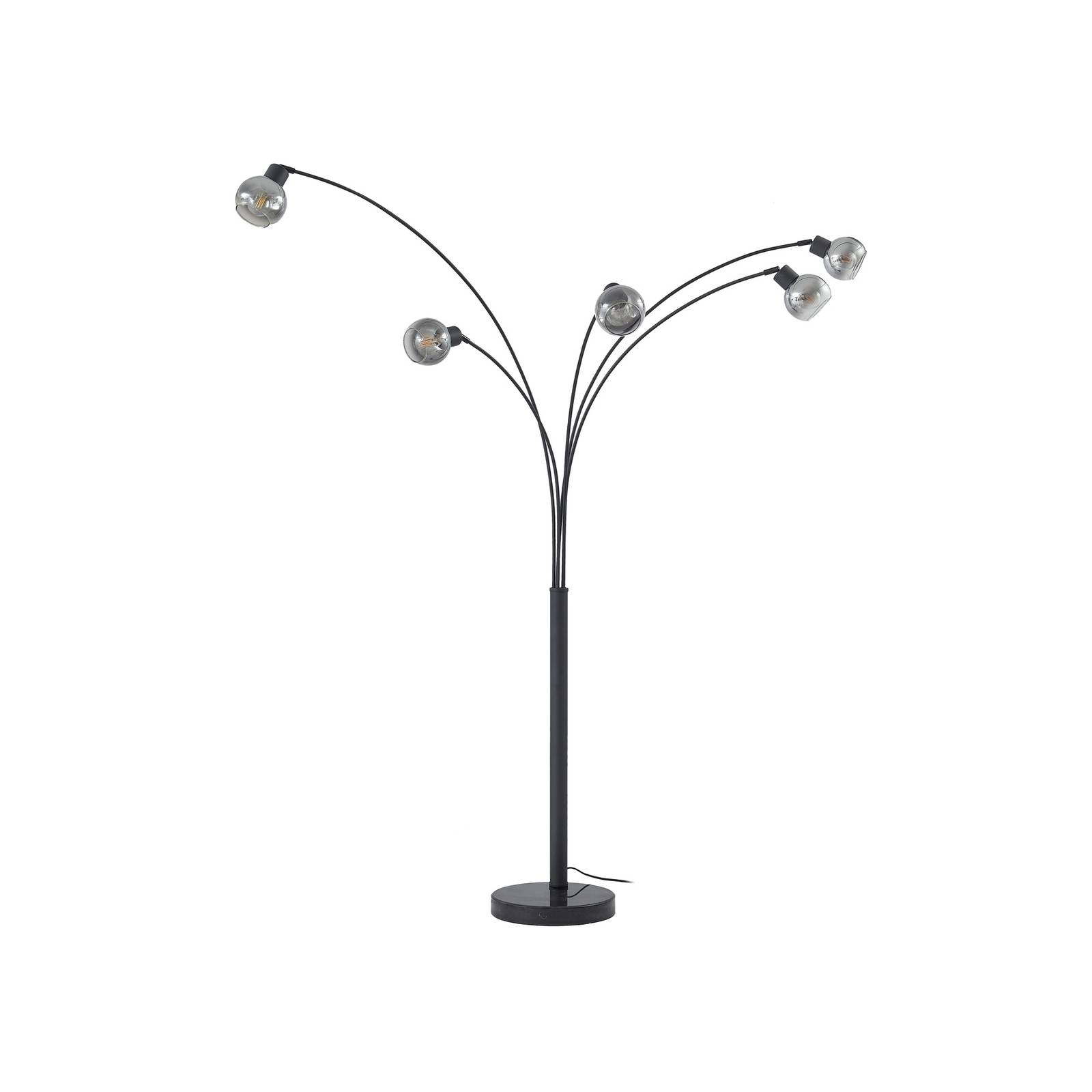 Lampadaire en métal moderne, Braccio, LINDBY