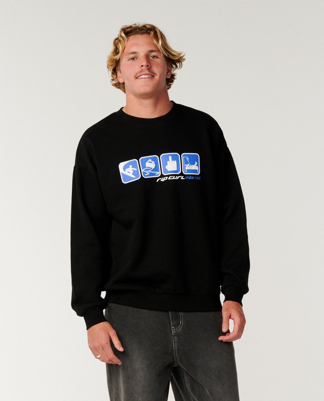 Pull à col rond Archive Ride On, RIP CURL
