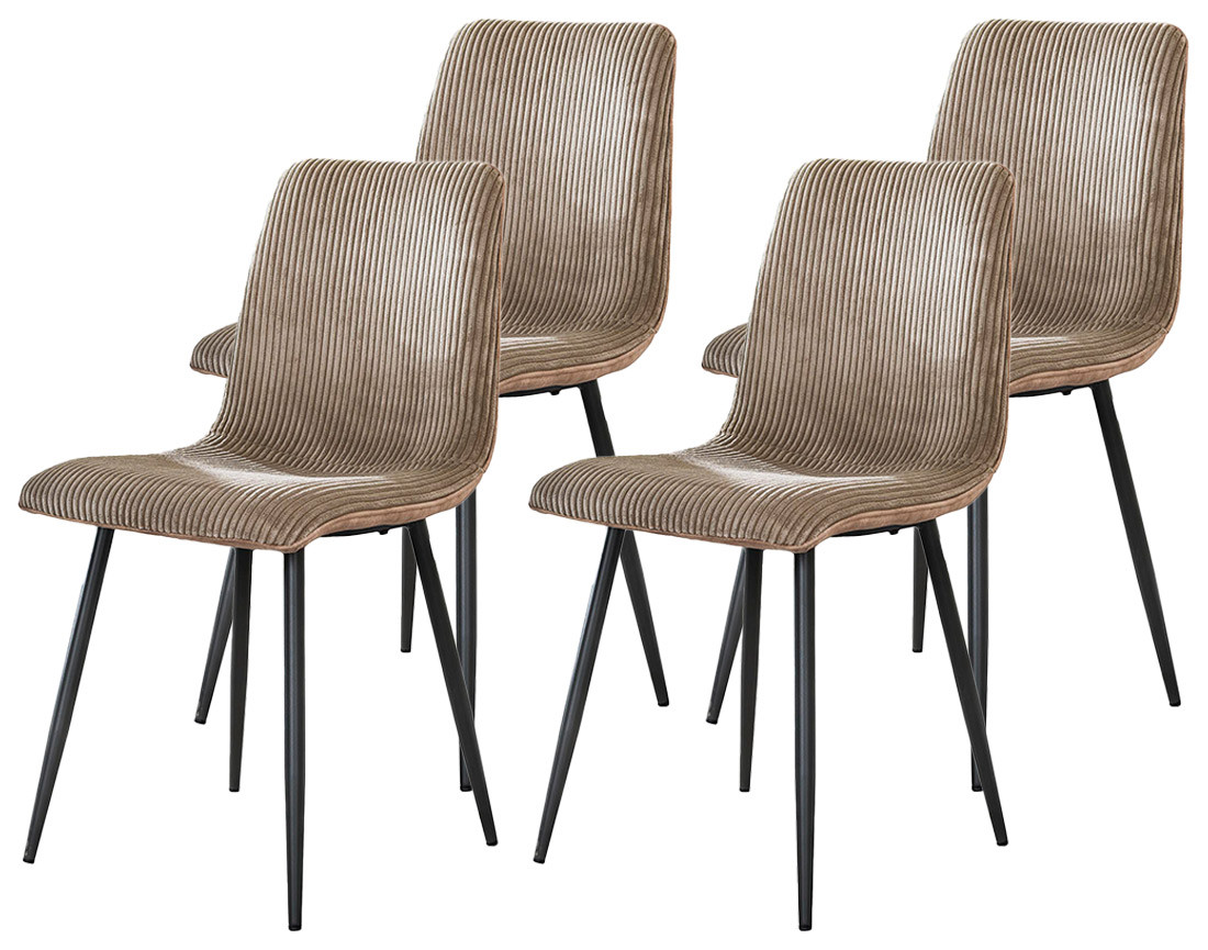 Lot de quatre Chaises - IRIS, BEST MOBILIER