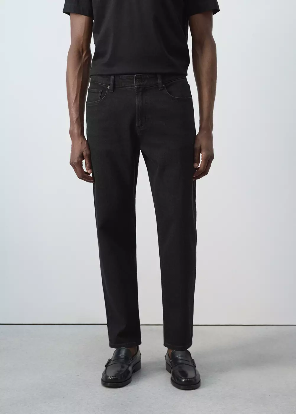 Jean Ben cropped tapered-fit, MANGO MAN