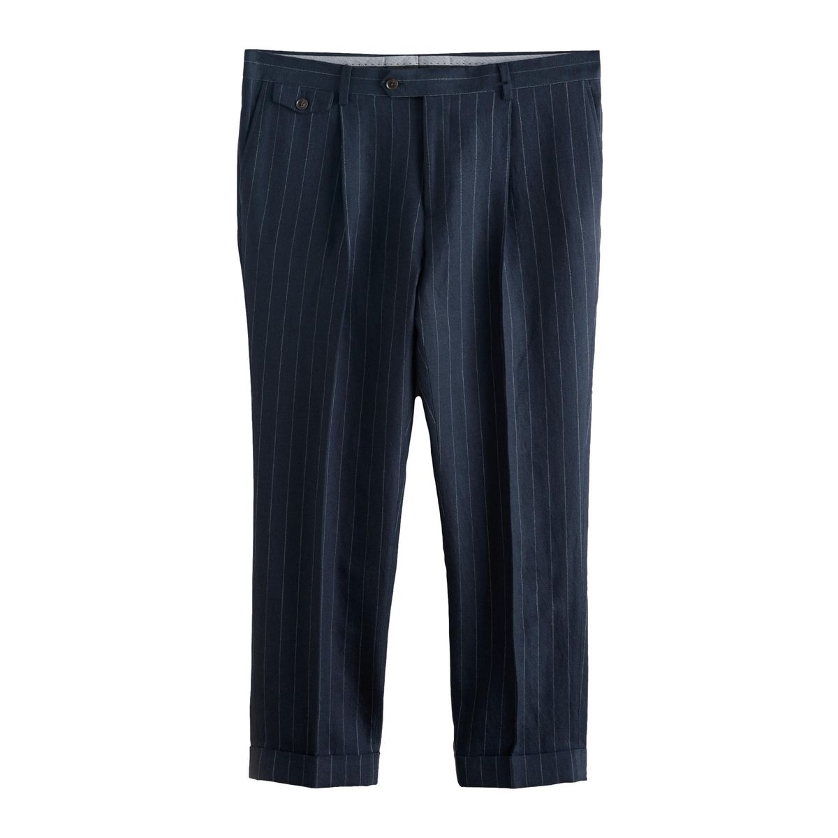 Pantalon de costume en laine et lin leomaster signature, NEXT