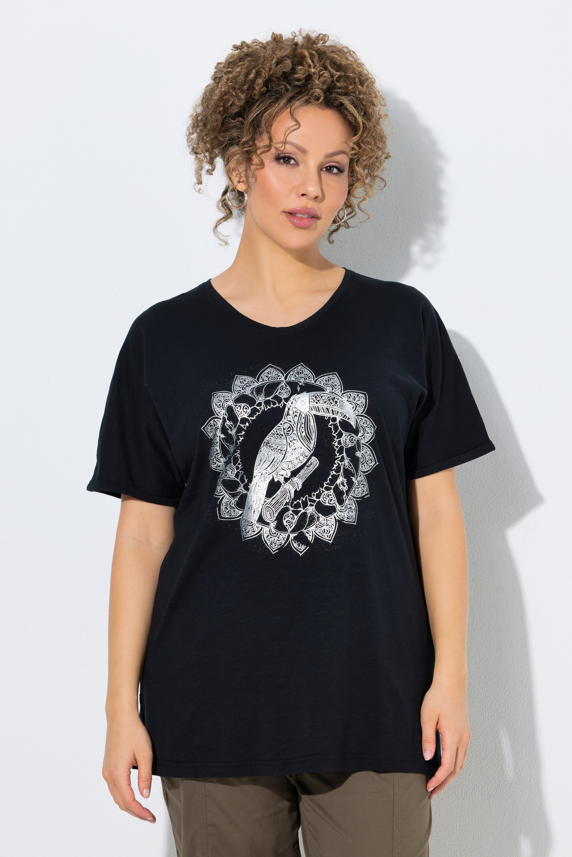 T-shirt mandala animal métallique, ULLA POPKEN
