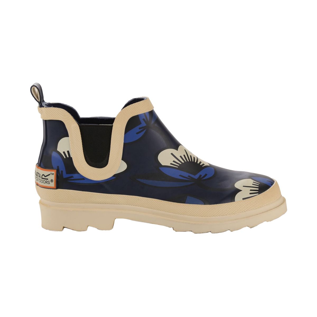 Bottes de pluie orla kiely bleu marine cr me Regatta La Redoute