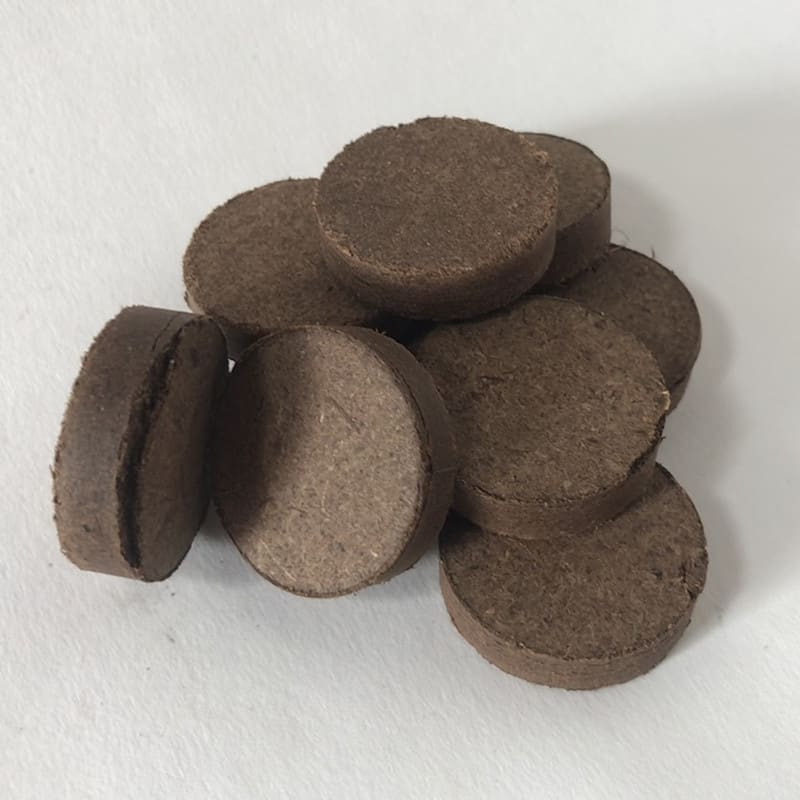 Lot 10 pastilles tourbe 3,3 cm X 0,8 cm, PRET A JARDINER