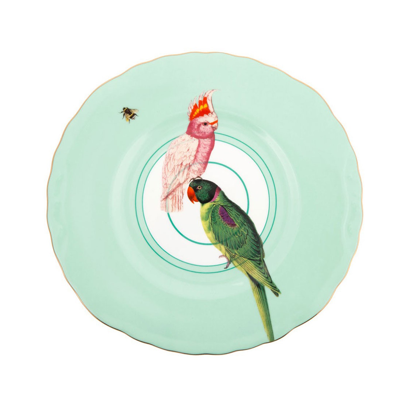 Assiette Perroquet 24cm, YVONNE ELLEN