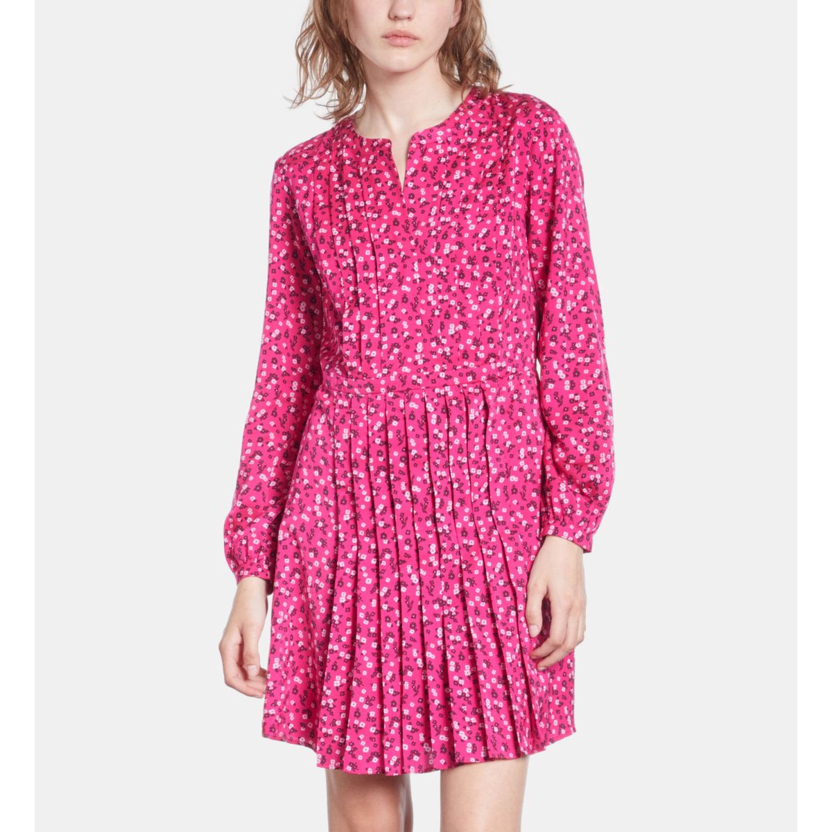 Robe the kooples fleurs rose La Redoute