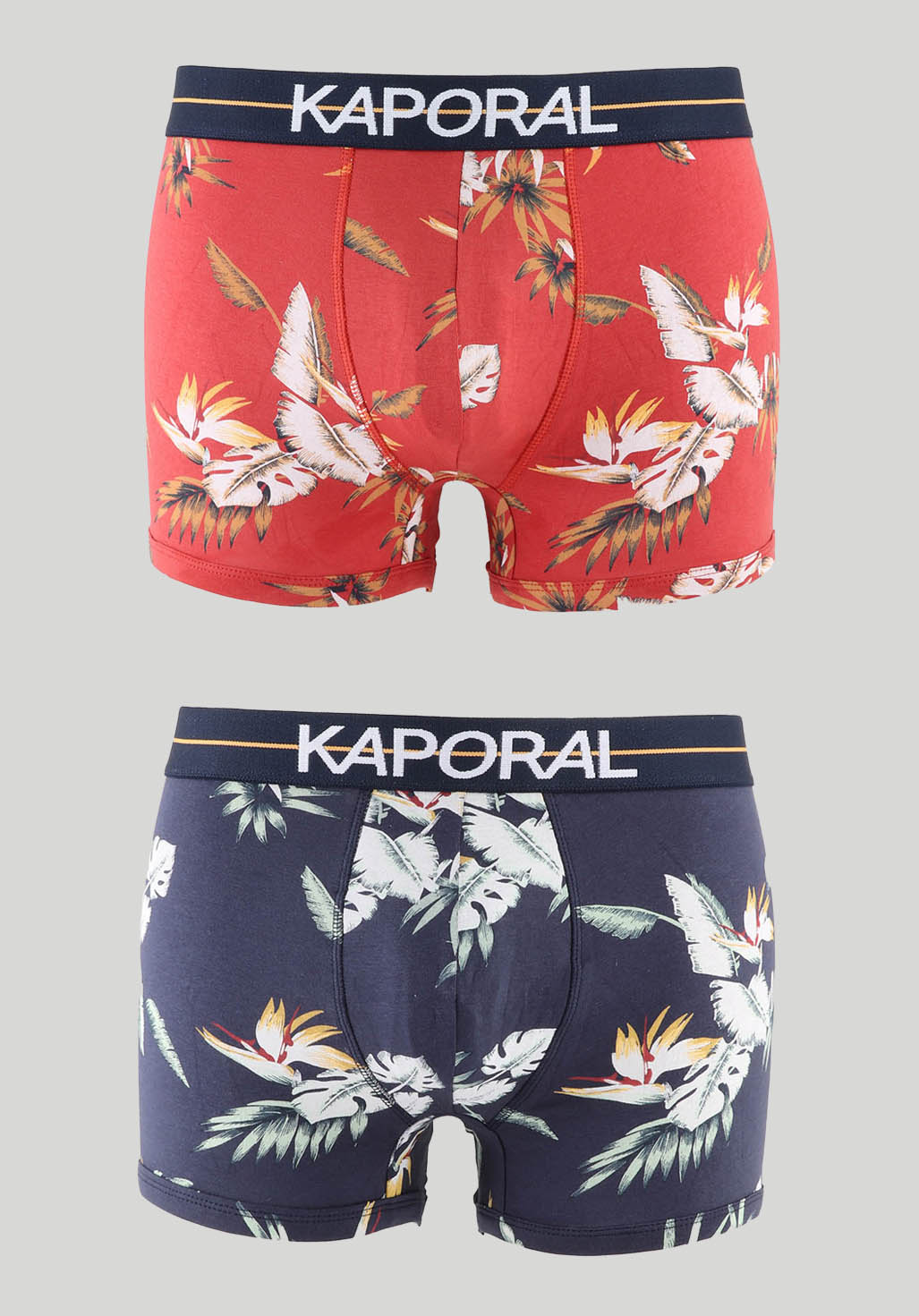 Coffret de 2 boxers coton mayel orange Kaporal La Redoute