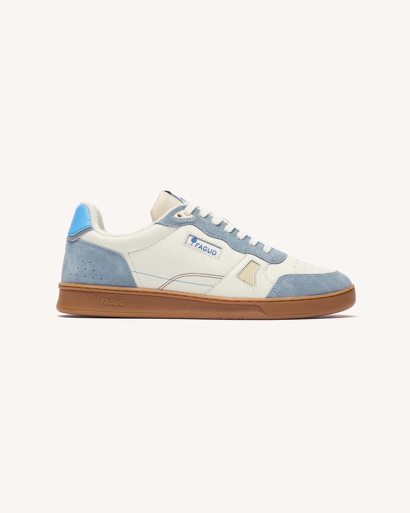 Baskets basses cuir suede COMMUTE 1, FAGUO