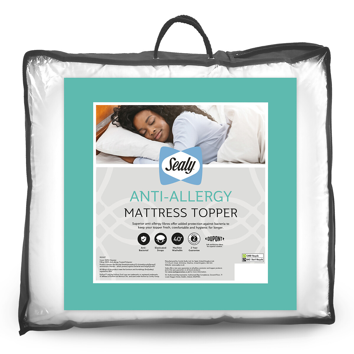 Mattress topper discount anti allergy