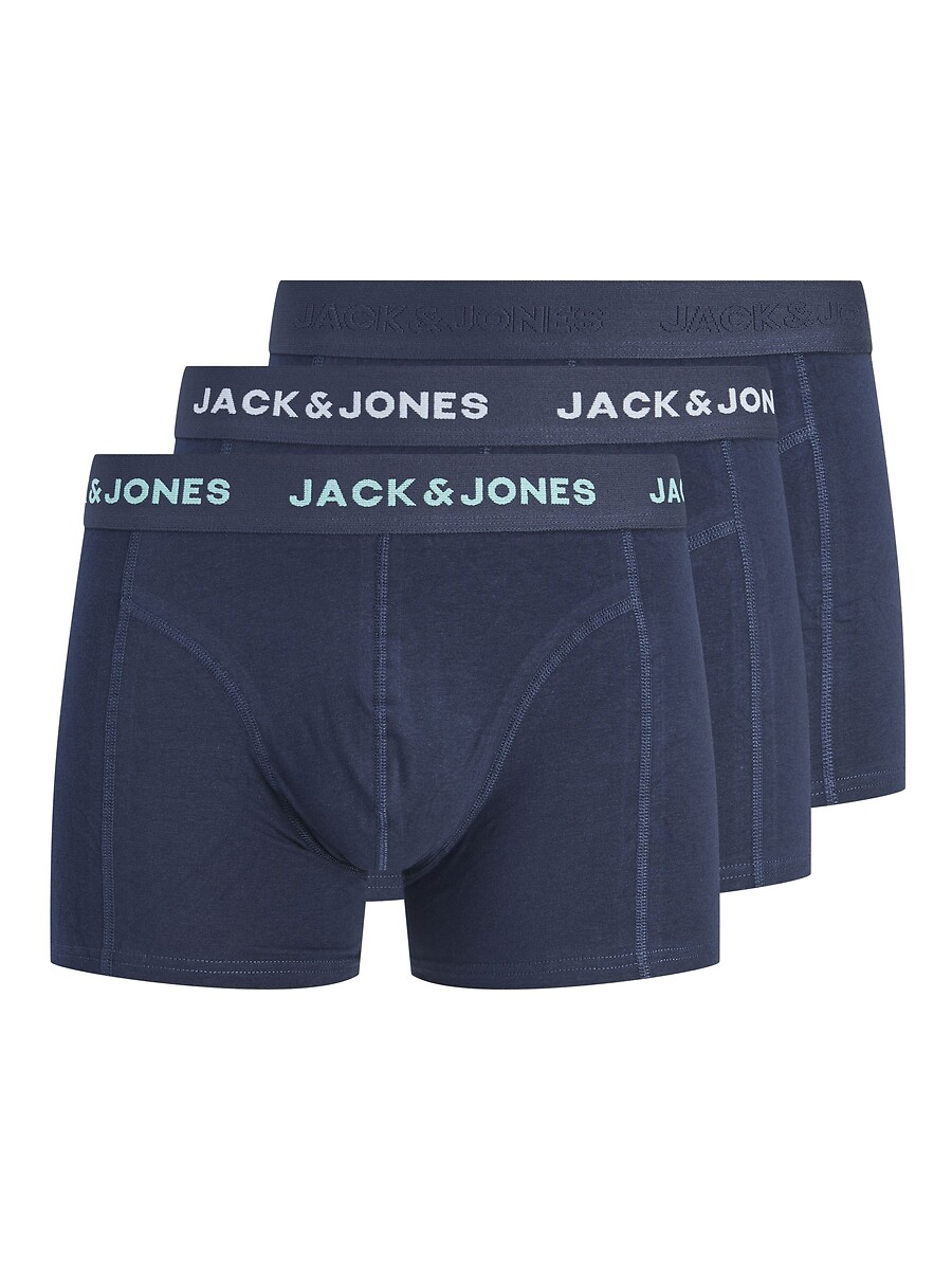 Lot de 3 boxers unis, JACK & JONES