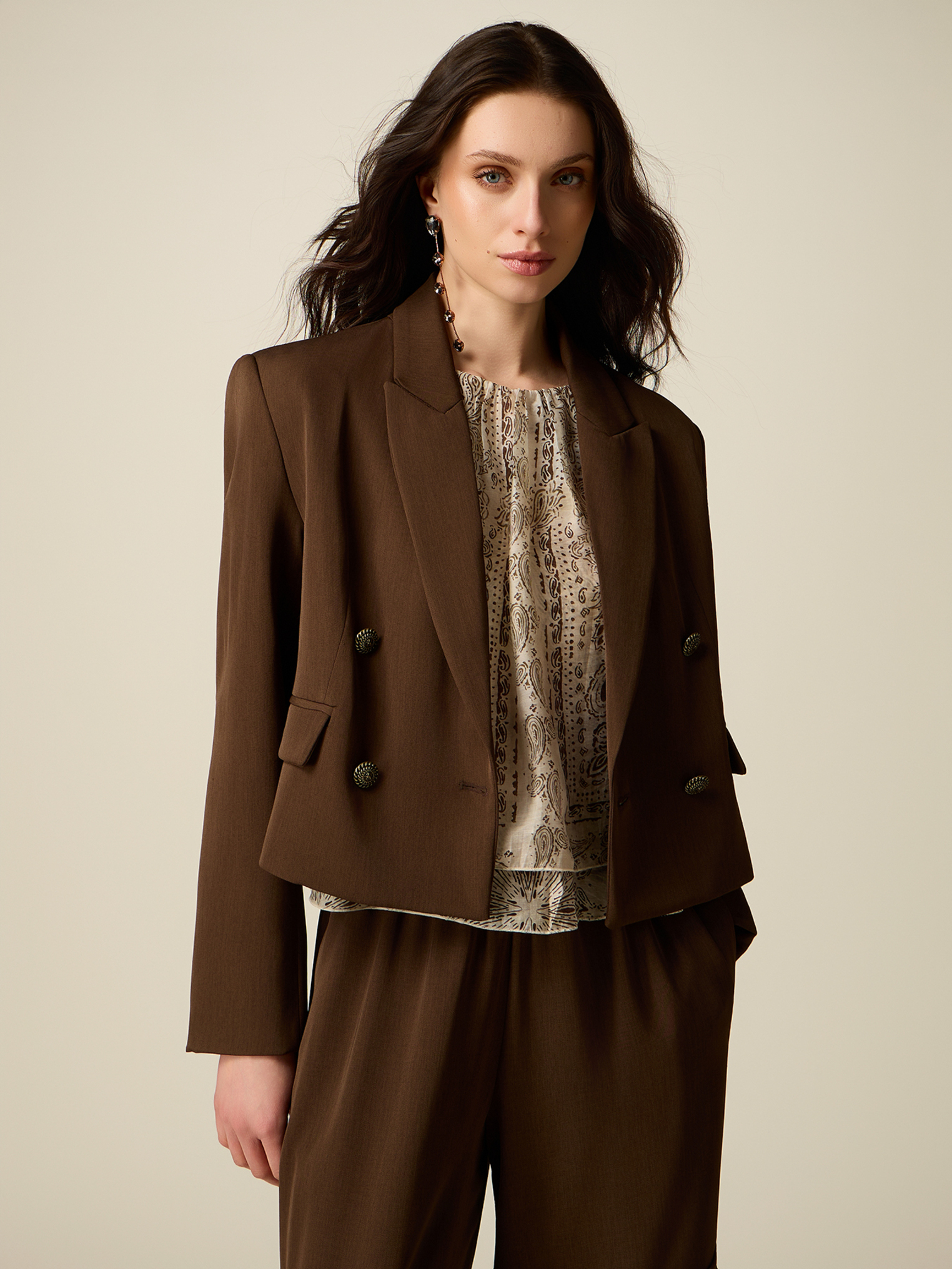 Blazer court croisé, OLTRE
