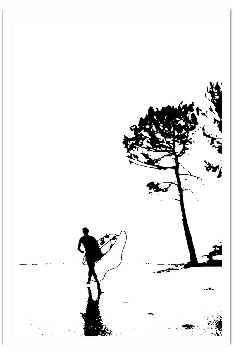 Poster landes lou surfou, HEXOA