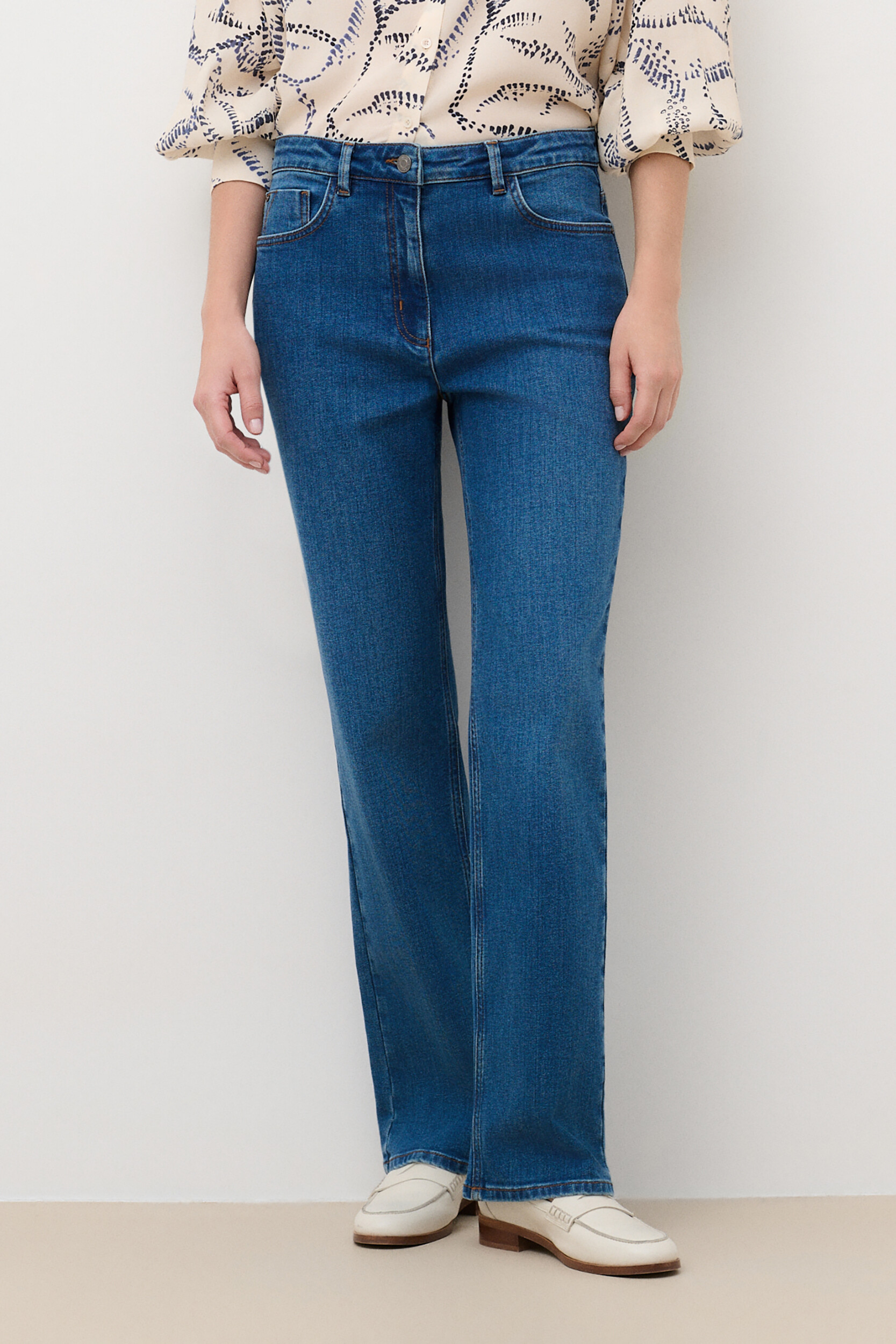 Pantalon droit quotidien PKYLEDENIM, CAROLL