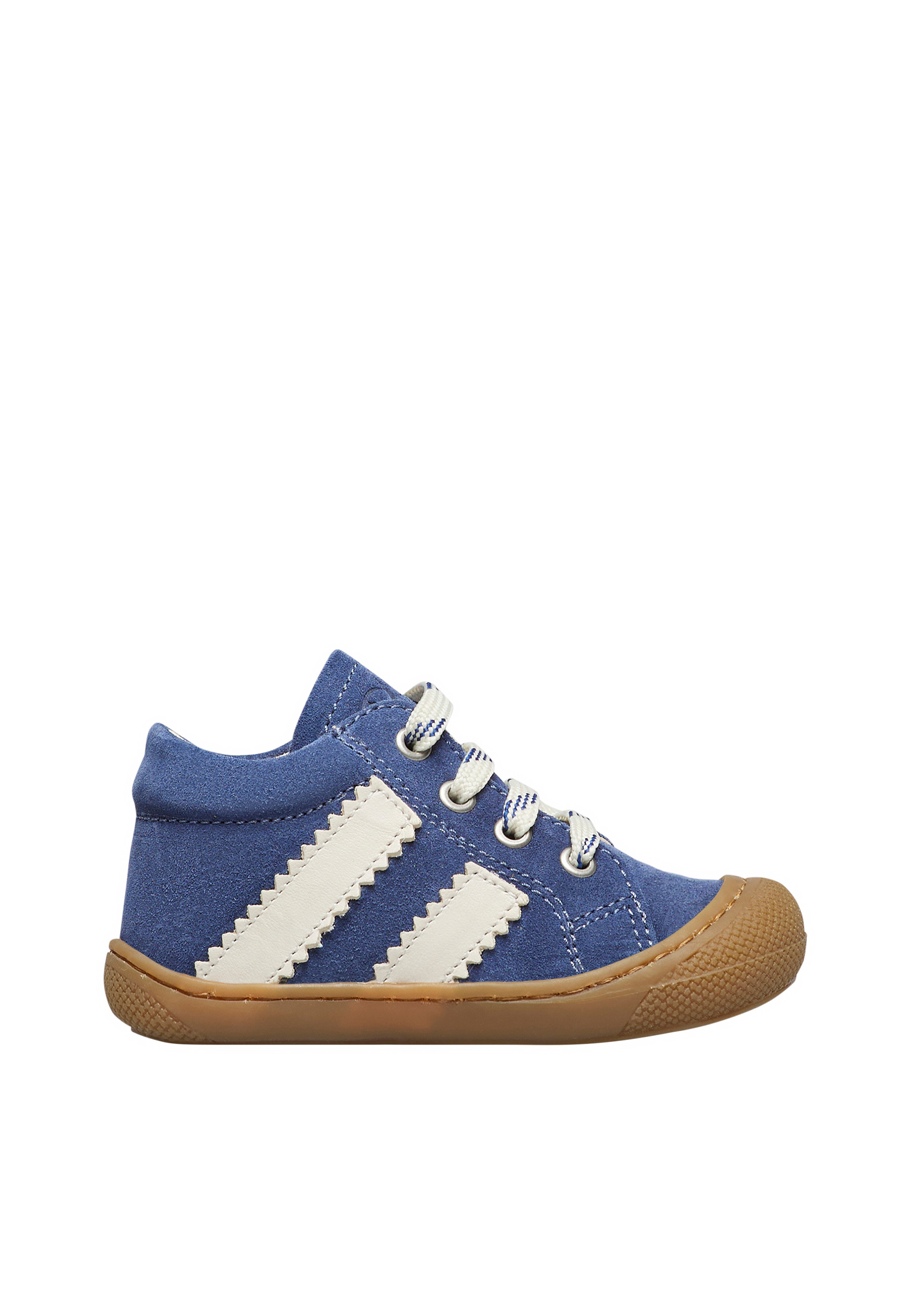 Chaussures premiers pas en cuir et suède MACKS 2, NATURINO