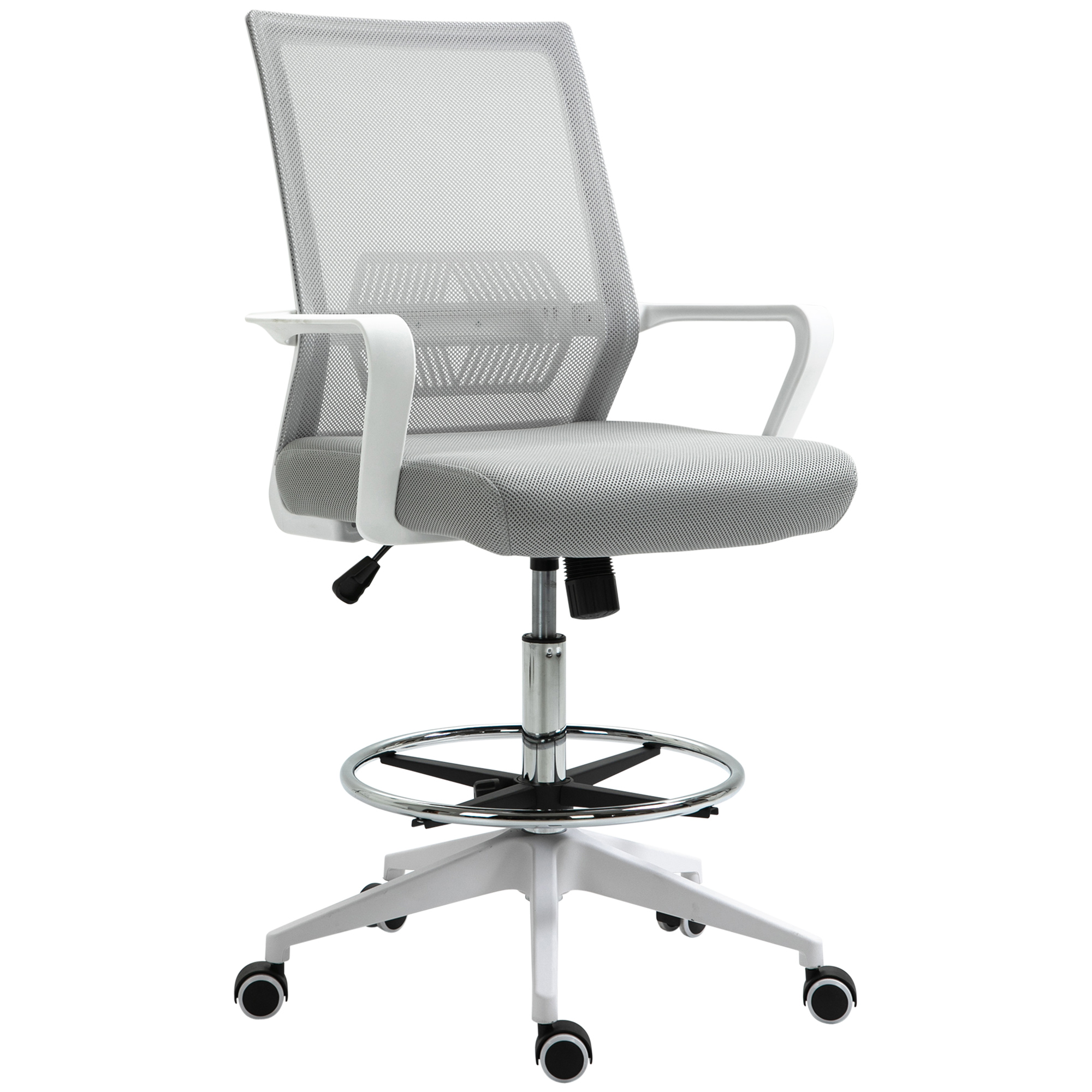 Chaise de bureau pour poste de travail debout, HOMCOM