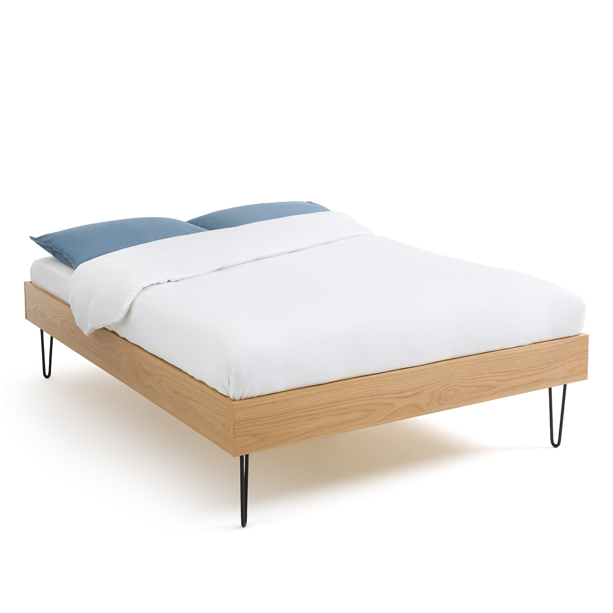 Cleon Oak Veneer Bed