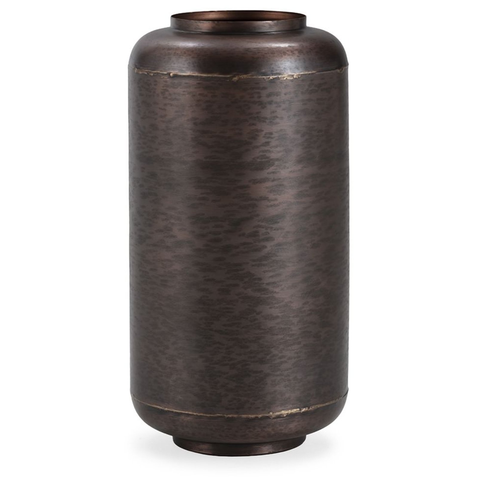 Vase en métal finition bronze vieilli, RECOLLECTION