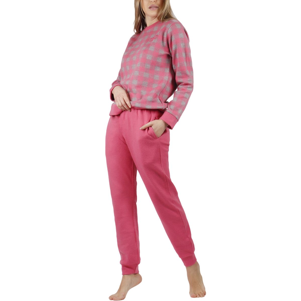 Made in EU Sensis Pyjama/Tenue dintérieur Tendance composé par t-Shirt et Long Pantalon 