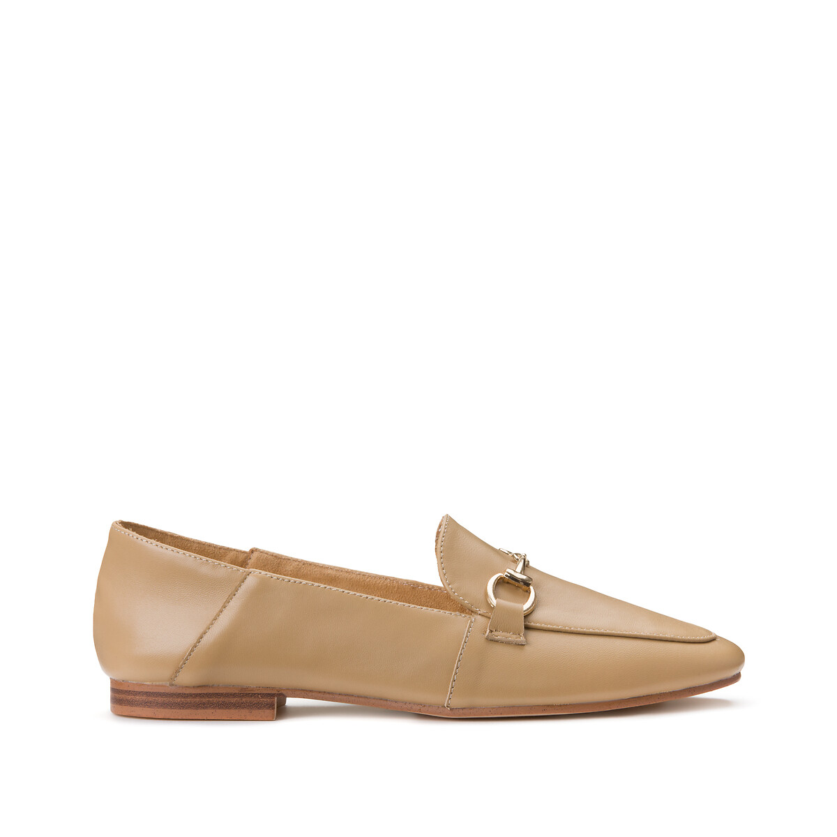 Leather babouche loafers La Redoute Collections | La Redoute