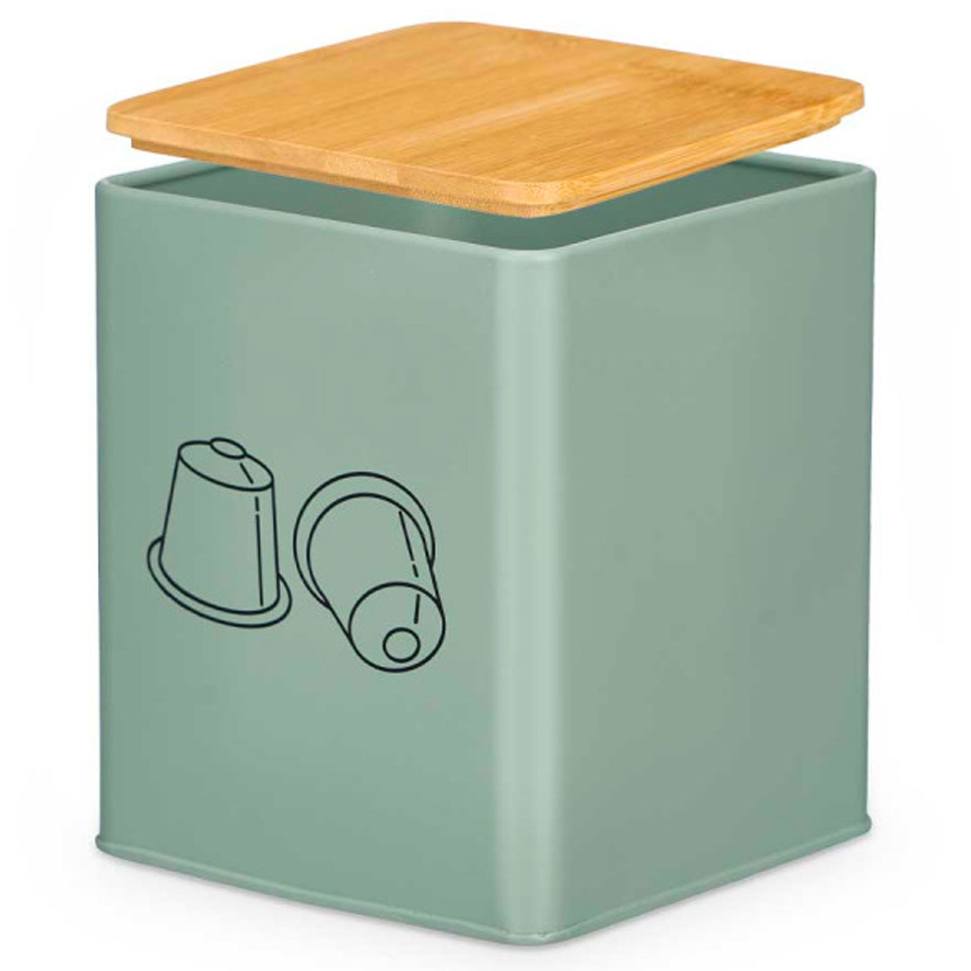Boîte de rangement pour capsules de café 14x14x16.5cm, WADIGA