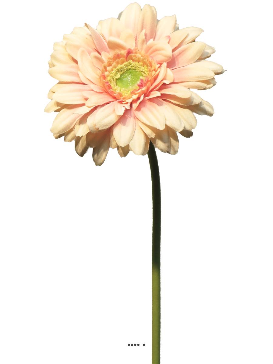 Gerbera artificiel, H 48 cm Rose, ARTIFICIELLES