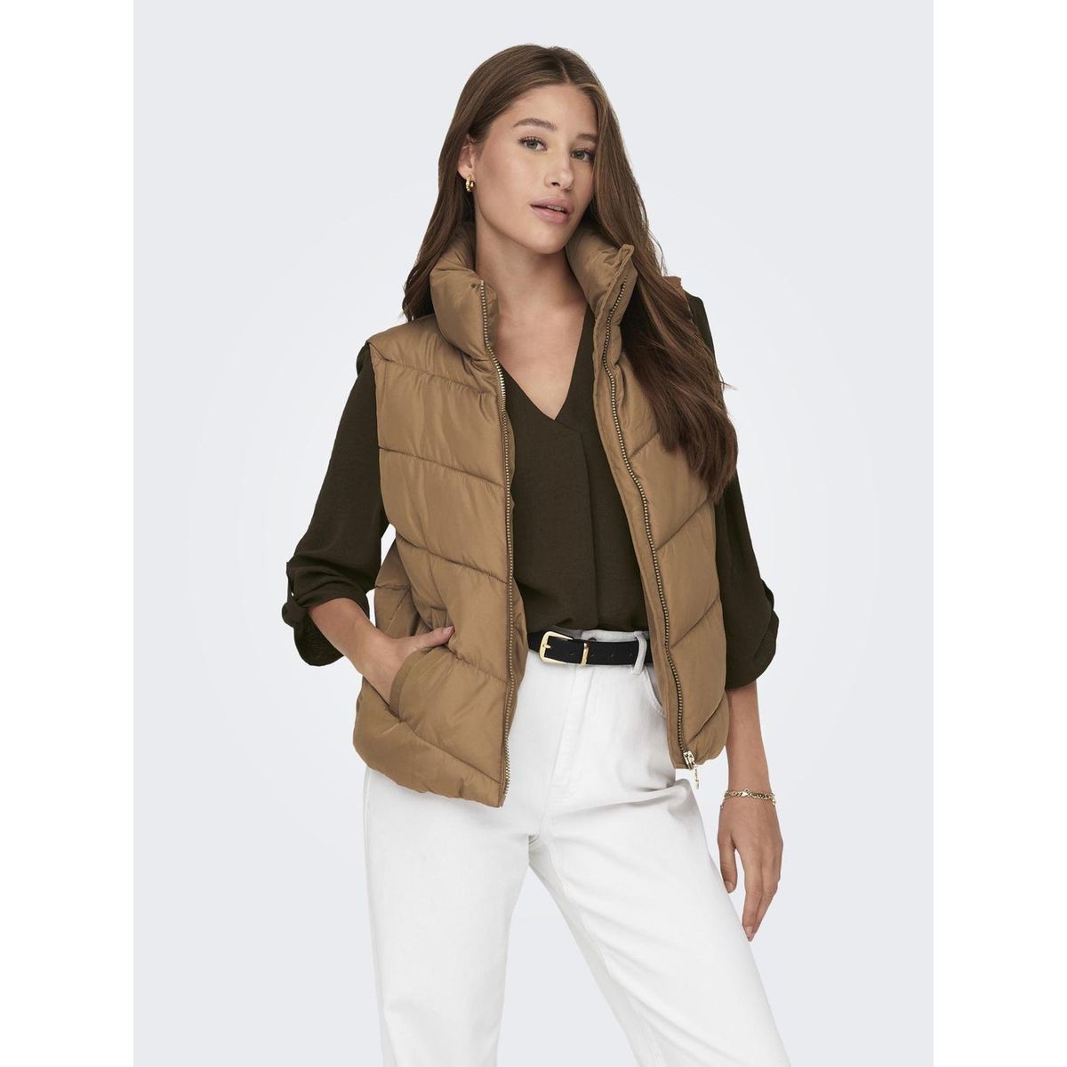 Doudoune femme hotsell beige marron