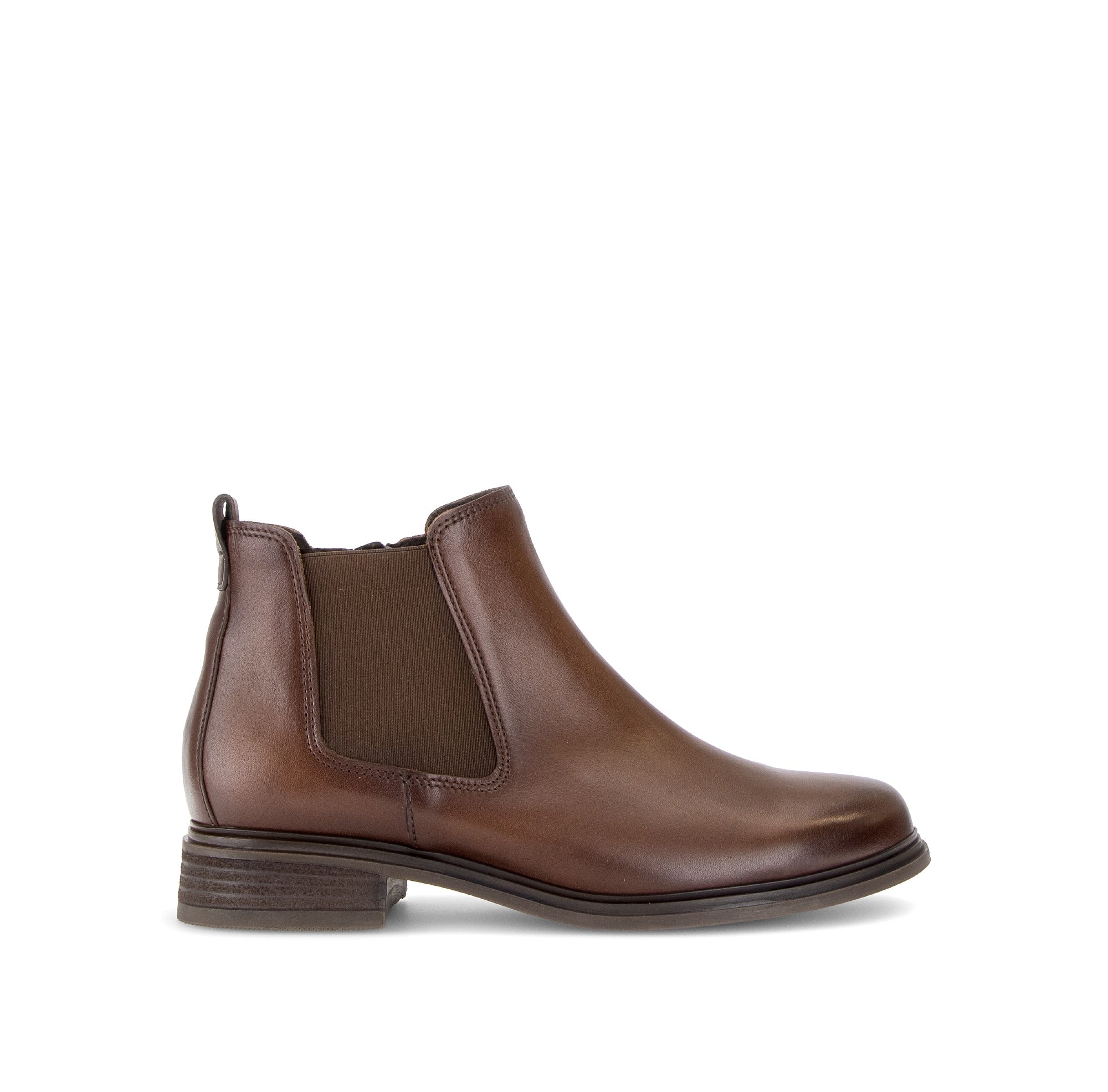 Bottines en cuir lisse à talon décroché, GABOR