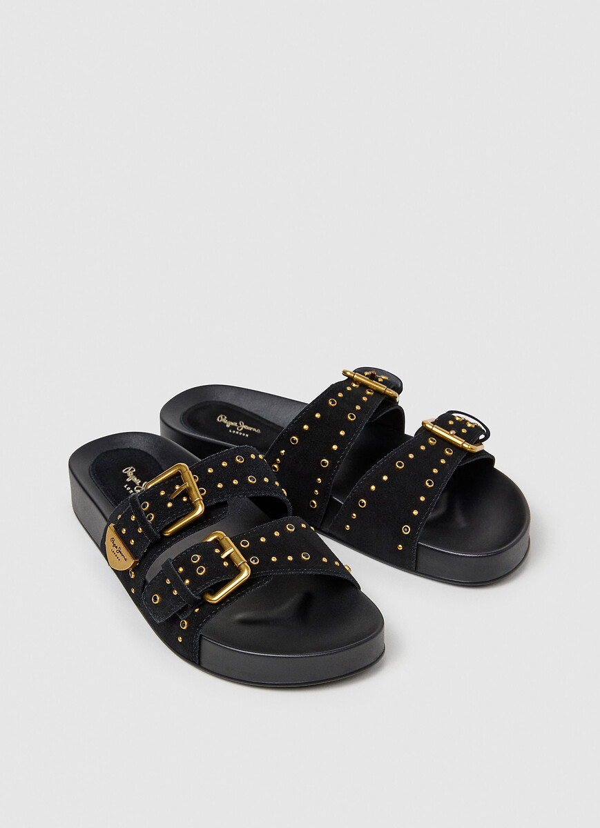 Pepe Jeans Mules de correa doble AGNES STUDS