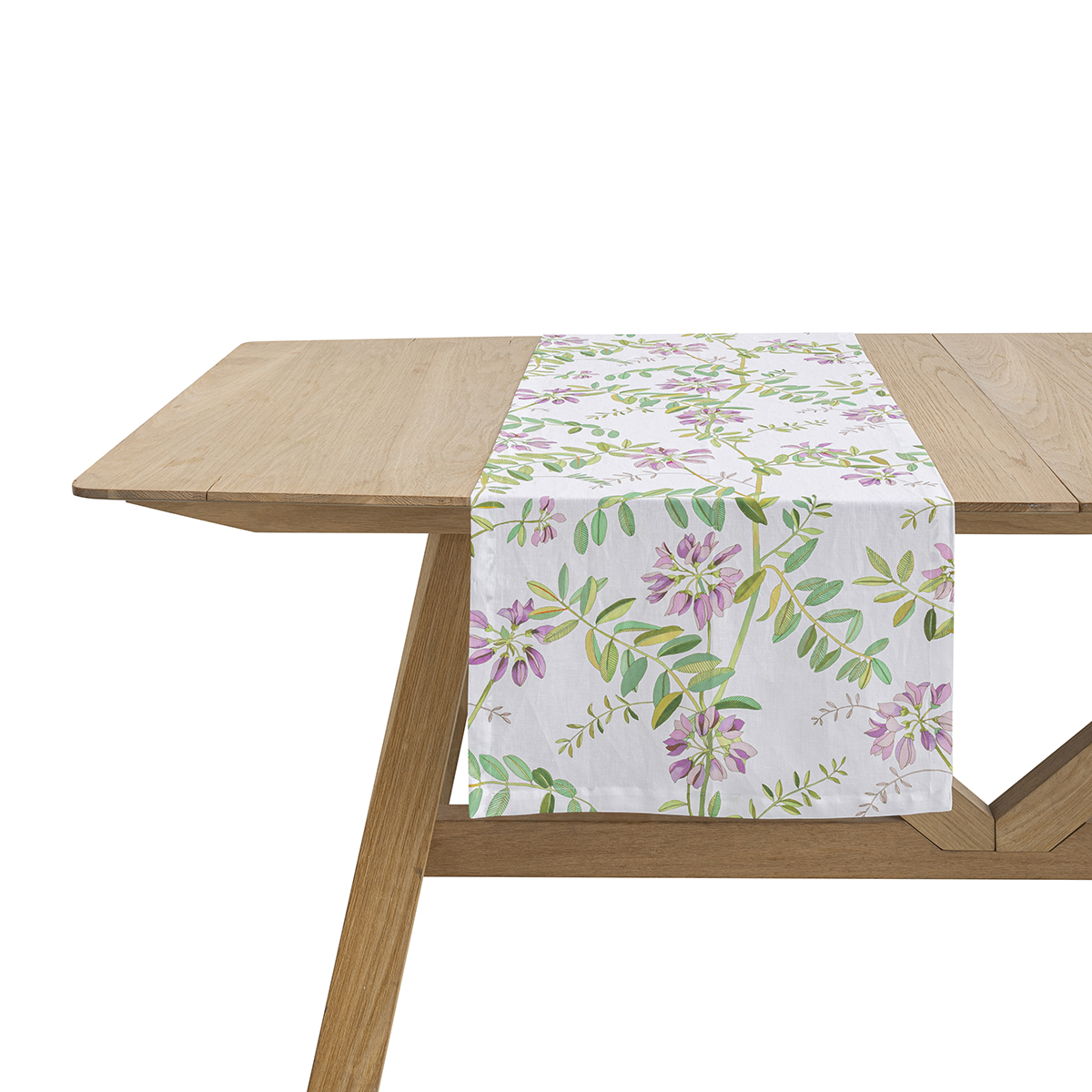 Chemin de table en Coton/Lin, POIS DE SENTEUR, LE JACQUARD FRANCAIS