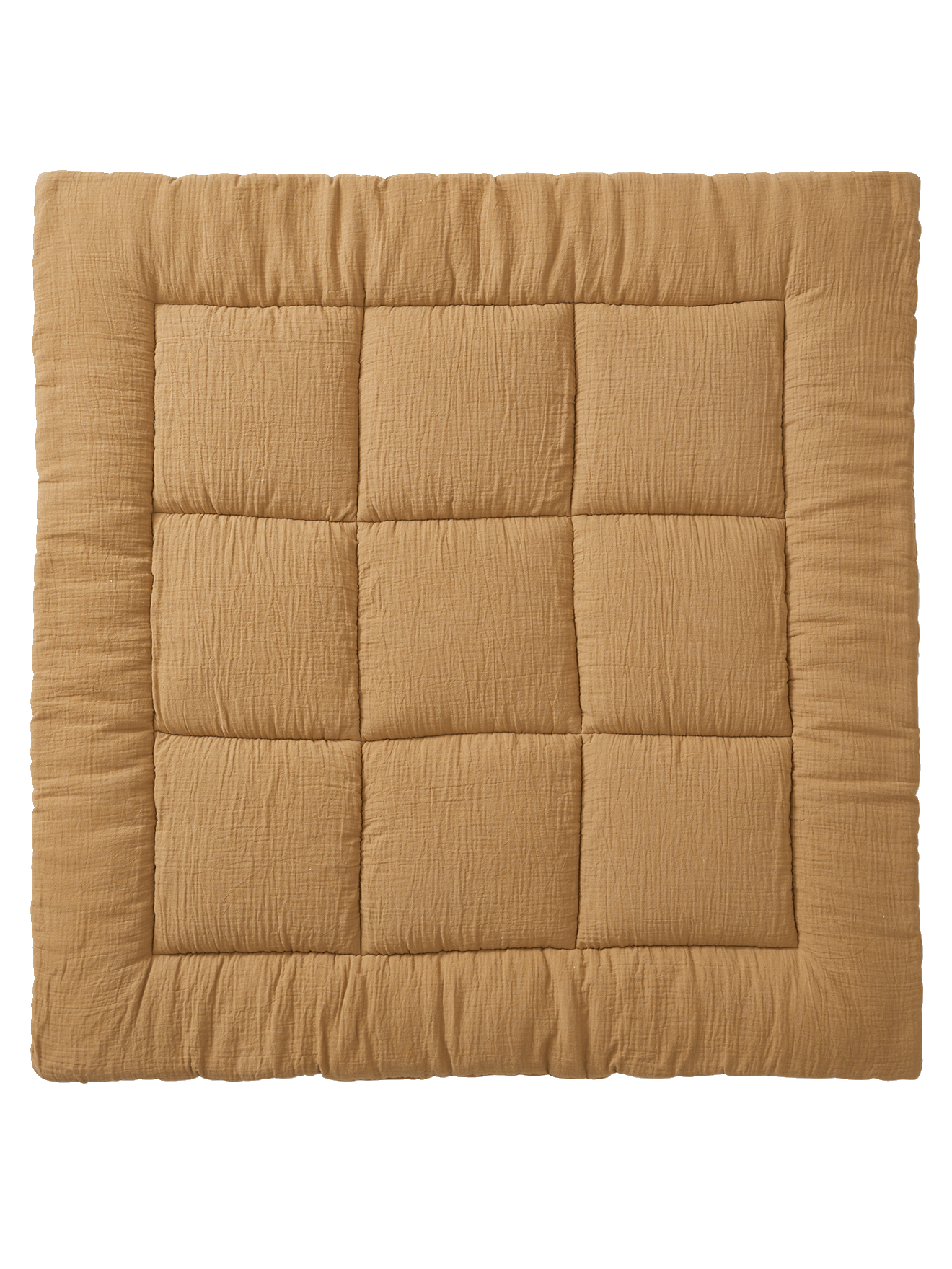 Tapis de sol / Fond de parc uni gaze et percale de coton, VERTBAUDET