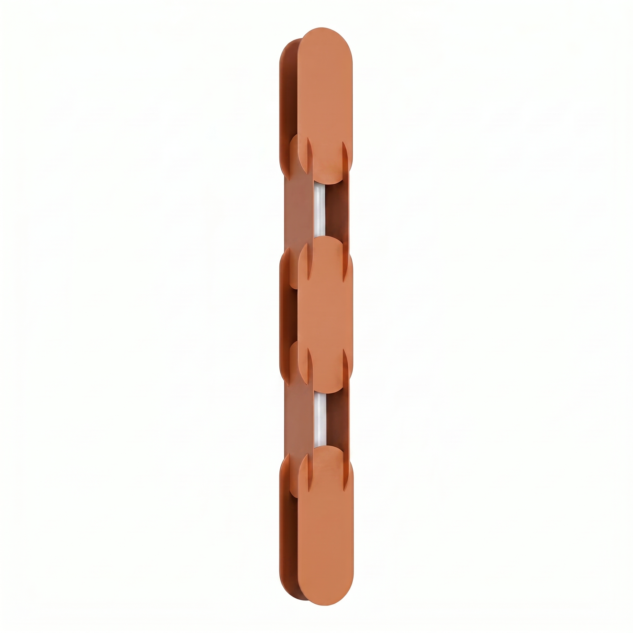 Applique murale Acier Ocre Rouge LED 1 Chain, EDEN