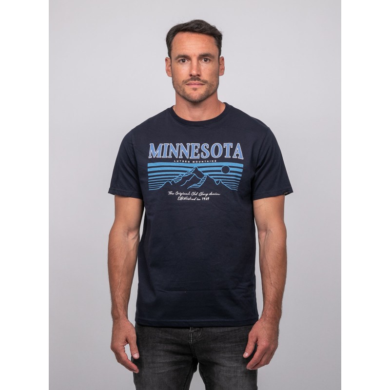 T-shirt Manches Courtes Coton Motif Montagne Jampago, RITCHIE