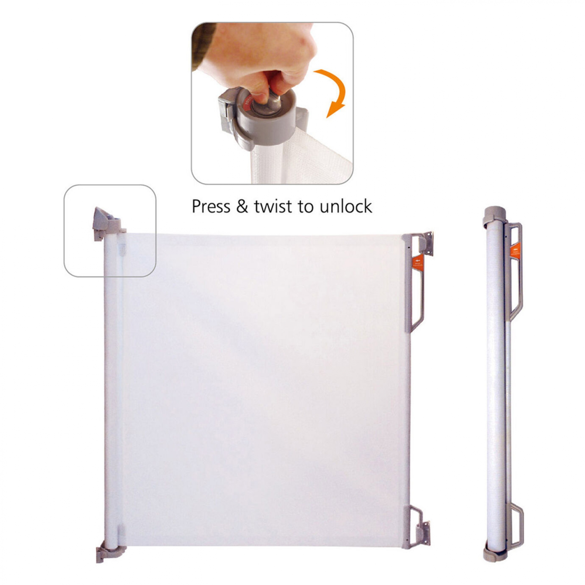 Barrière de porte Compact Milk 0-140 cm, QUAX