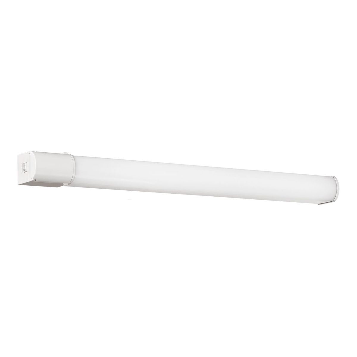 applique salle de bain garona 1x20w led blanc opale