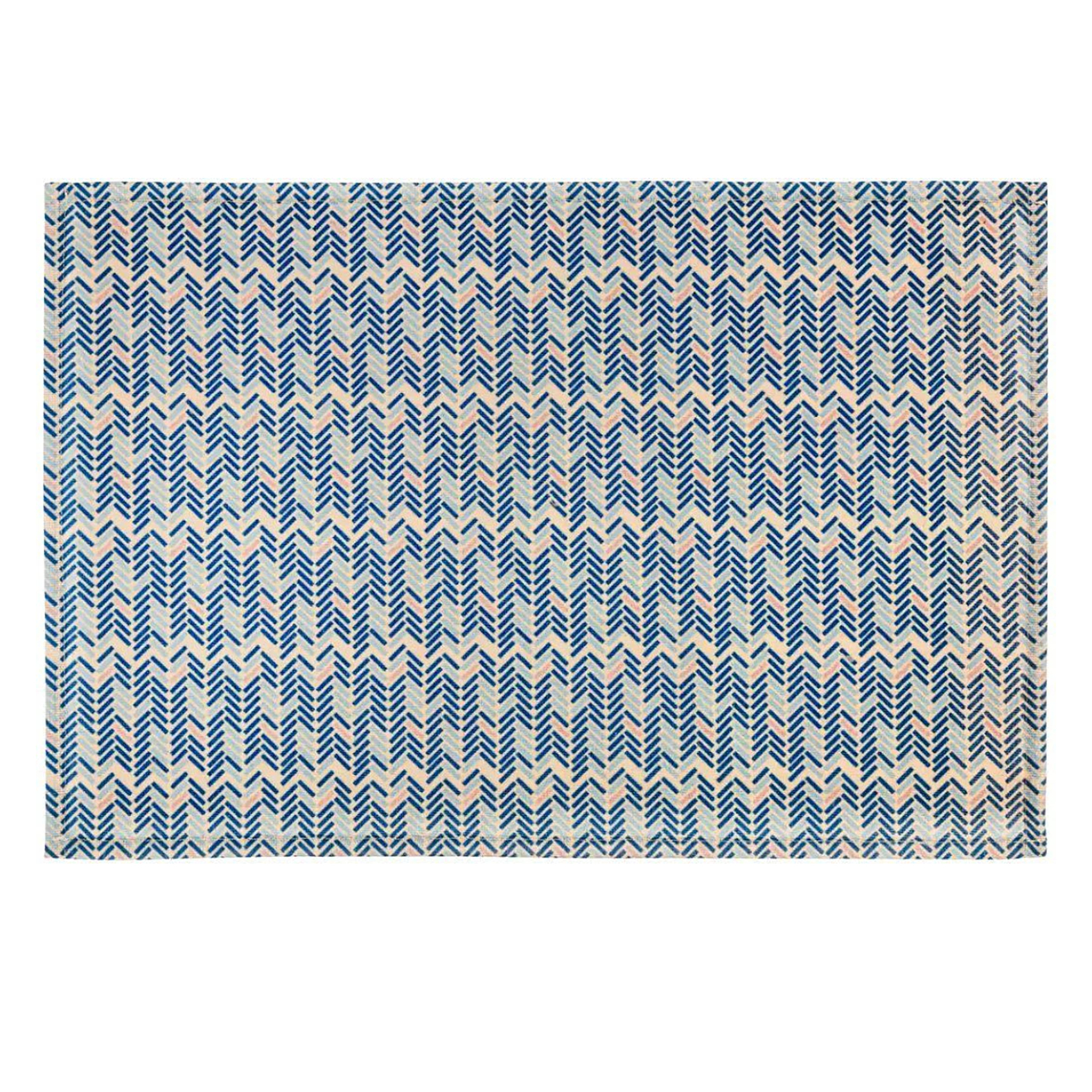 Set de table en polycoton à motif chevrons, ATMOSPHERA