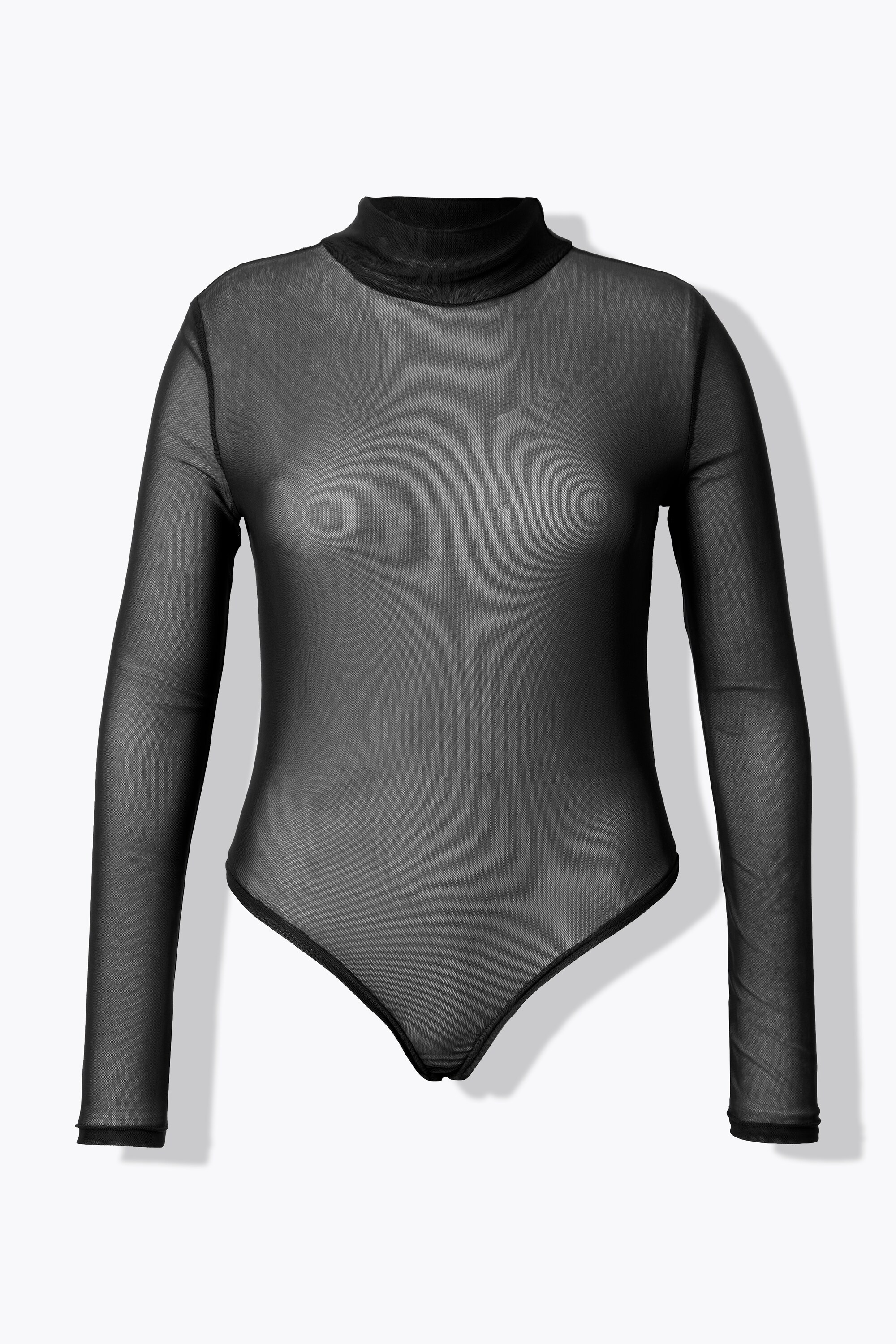 Body, mesh, coupe slim, col montant, ULLA POPKEN