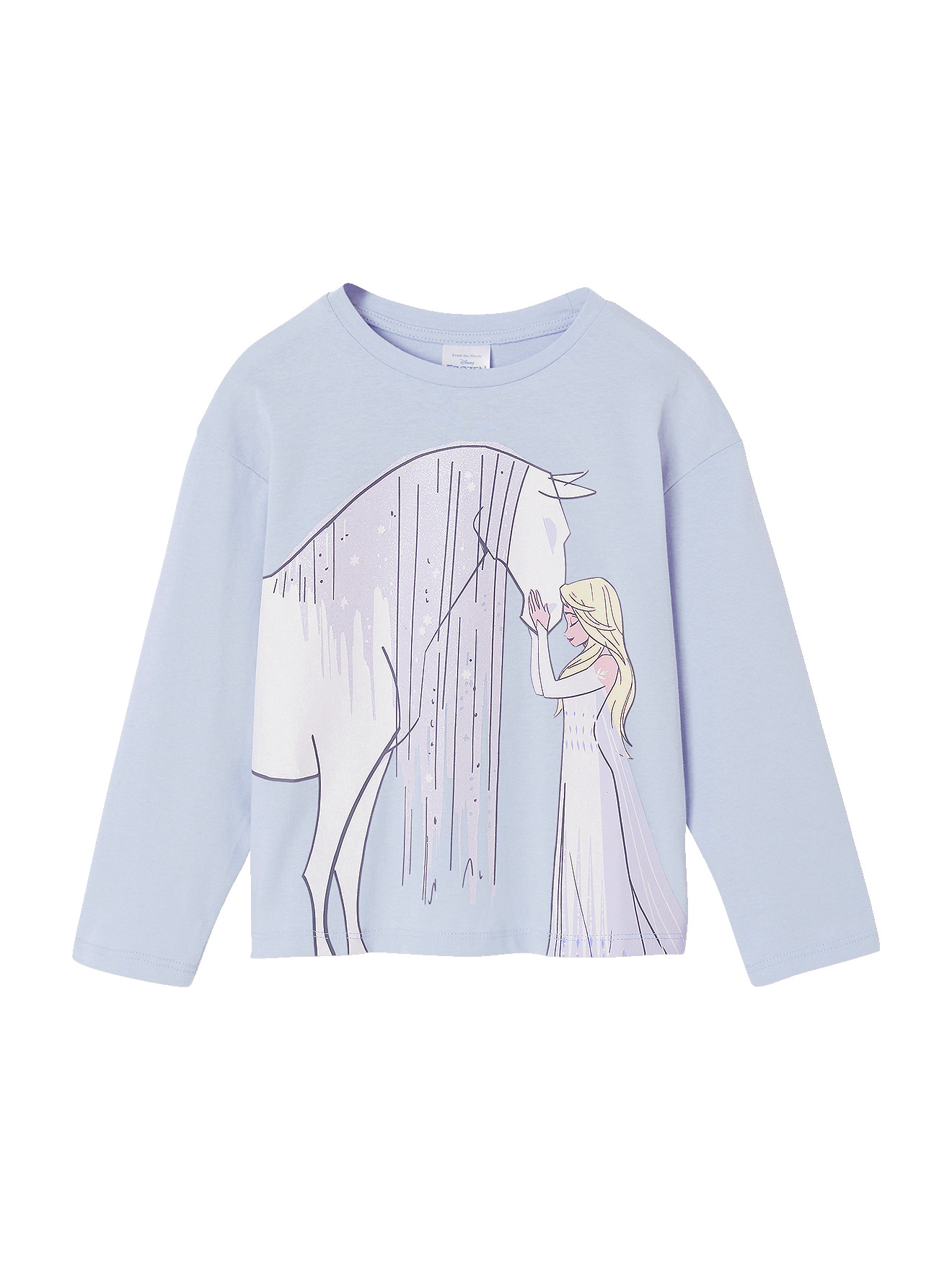 T-shirt manches longues La Reine des Neiges, VERTBAUDET
