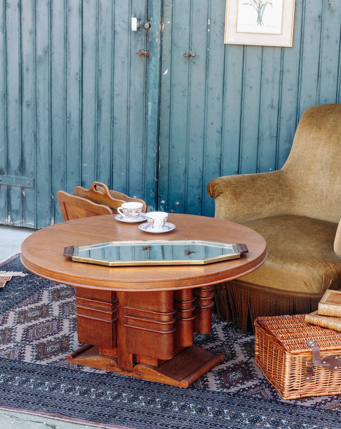 Table basse en bois Liv N°203 - Bon état, DEBONGOUT