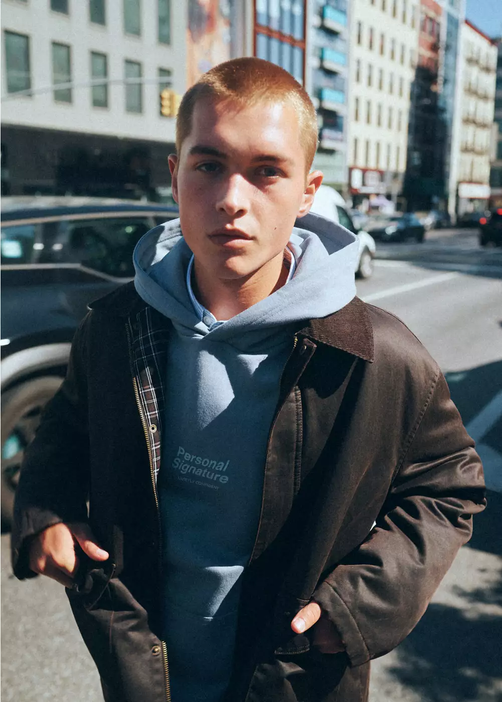 Parka coton ciré en velours côtelé, MANGO TEEN