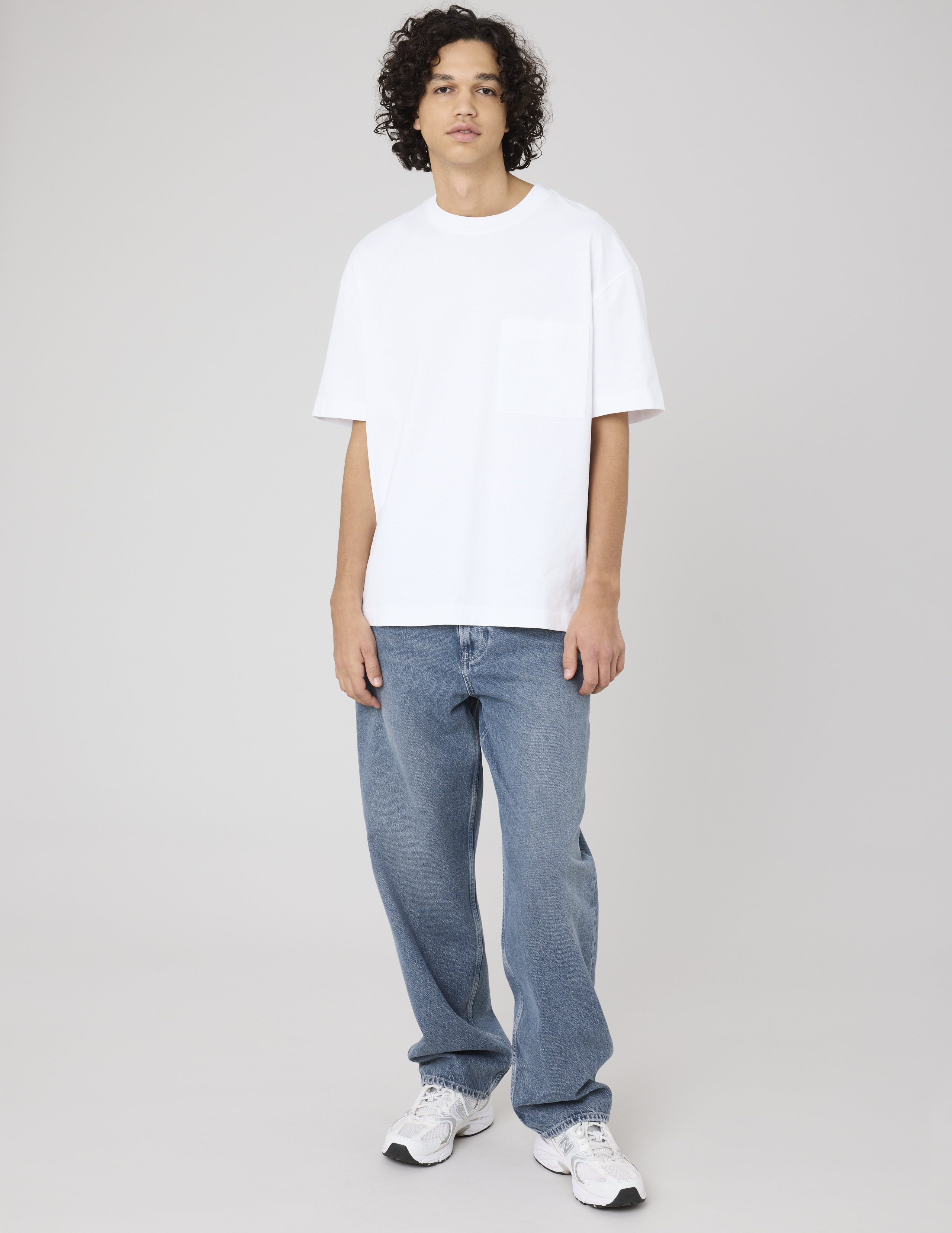 Pantalon jean loose bluegrey, BZB