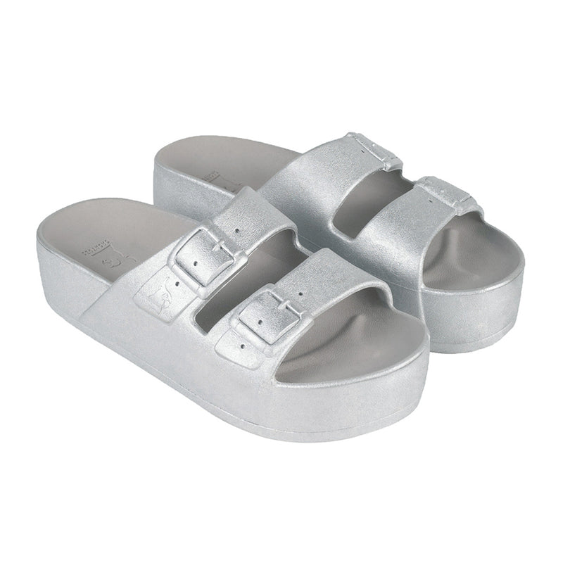 Sandales compensées Femme CAIPIRINHA METALLIC, CACATOES