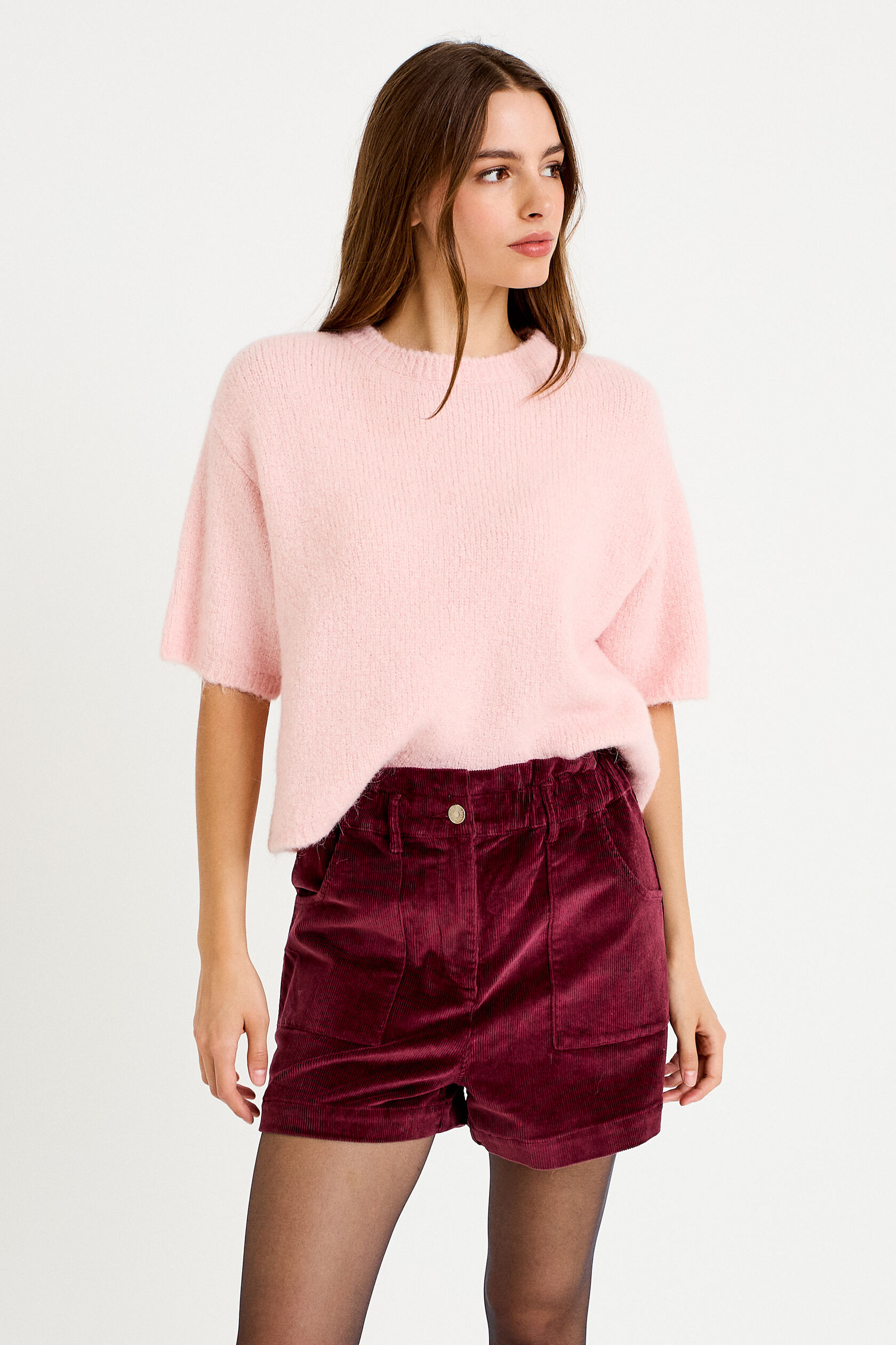 Short large en velours, CACHE CACHE