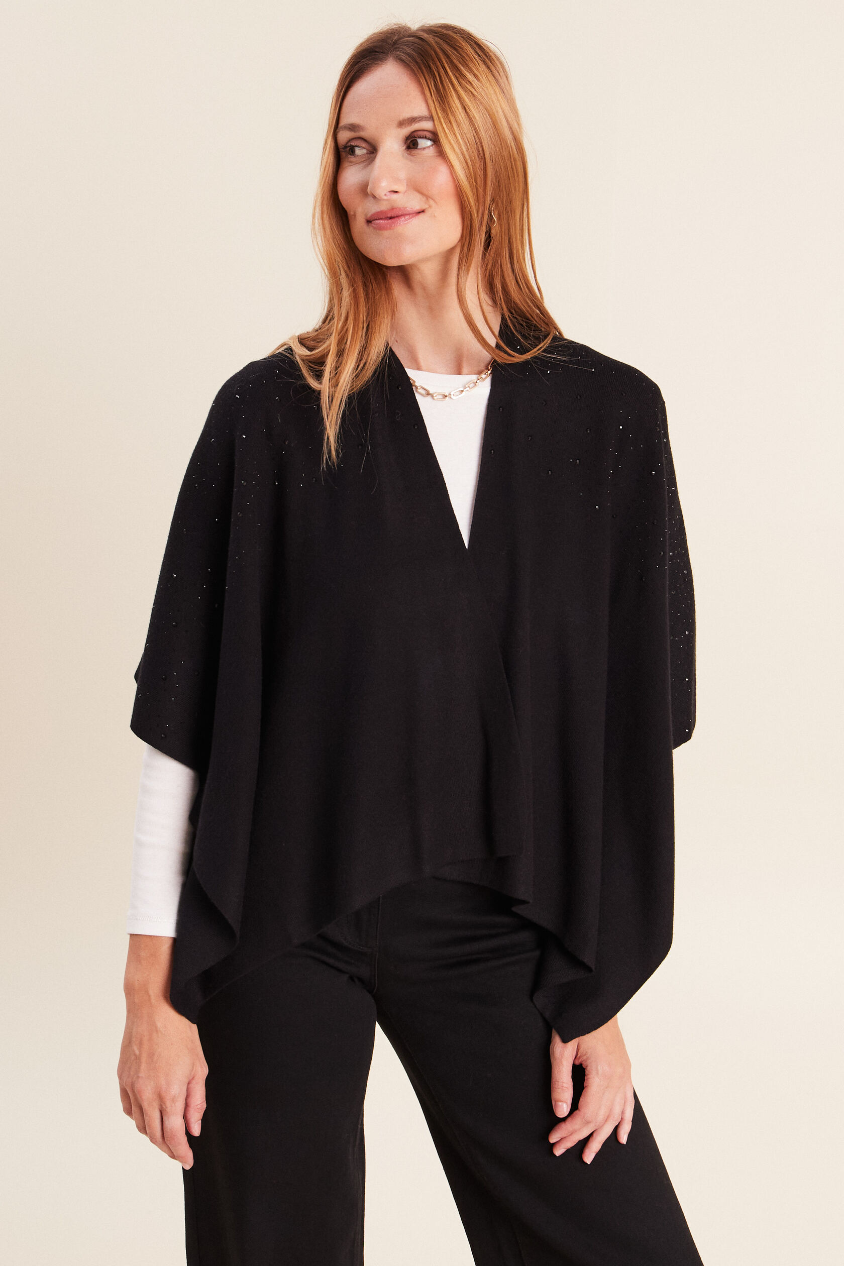 Poncho avec strass, BREAL