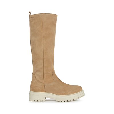 Iridea Breathable Calf Boots in Suede GEOX