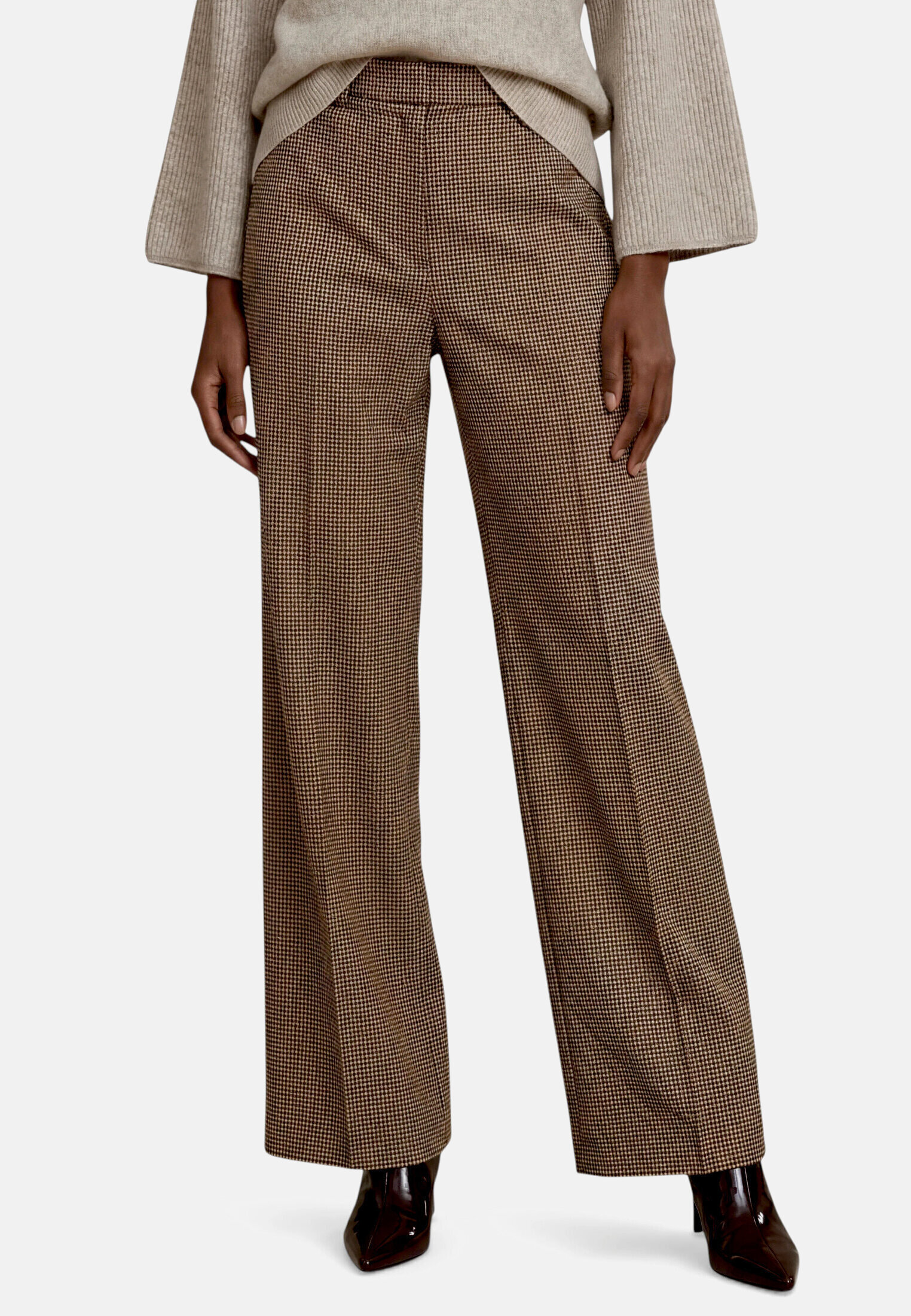 Pantalon à carreaux à nervures, ZERO